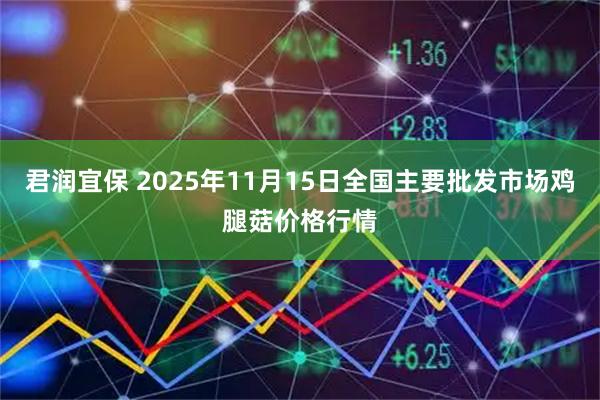 君润宜保 2025年11月15日全国主要批发市场鸡腿菇价格行情