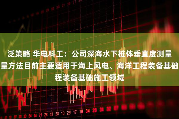泛策略 华电科工：公司深海水下桩体垂直度测量设备及测量方法目前主要适用于海上风电、海洋工程装备基础施工领域